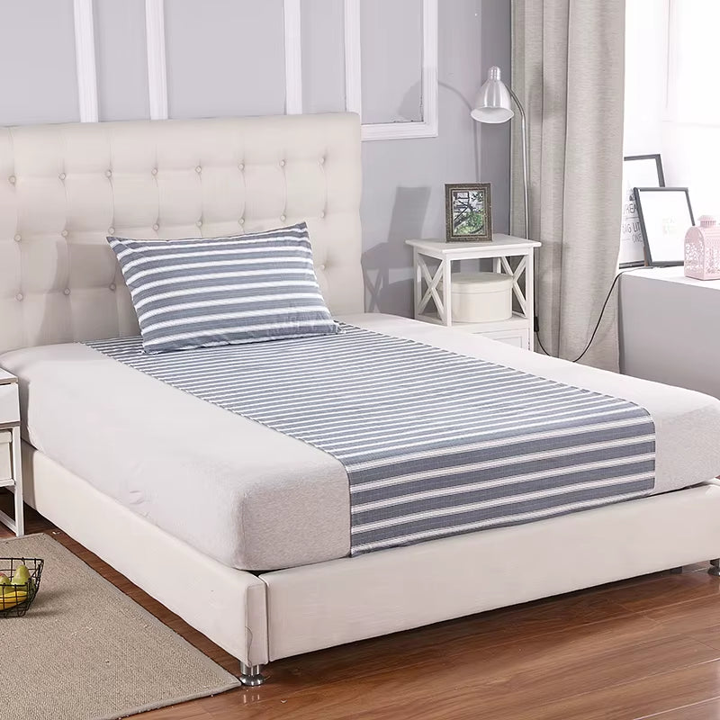 Good for Sleeping Grounded Half Bed Sheet 90*265Cm with Grounding Connection Cord - Silver Antimicrobial Conductive