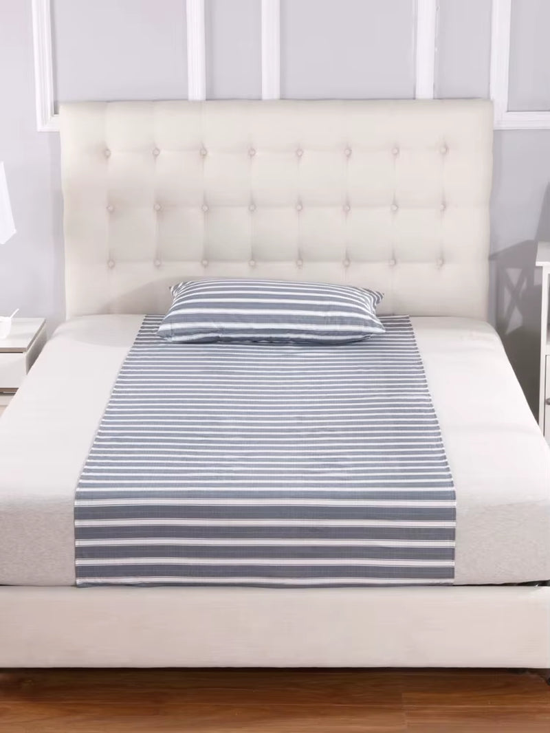 Good for Sleeping Grounded Half Bed Sheet 90*265Cm with Grounding Connection Cord - Silver Antimicrobial Conductive