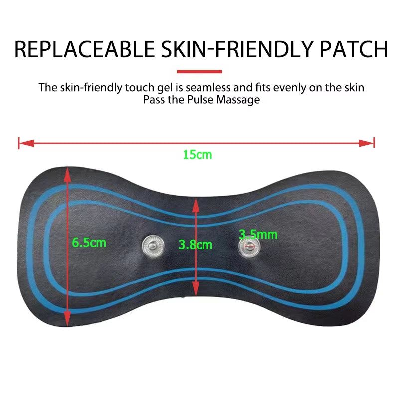 Gel Pads for EMS Neck Massager Trainer Hip Exerciser Replacement Body Massager Patch Muscle Stimulator Sticker Gels Accessories