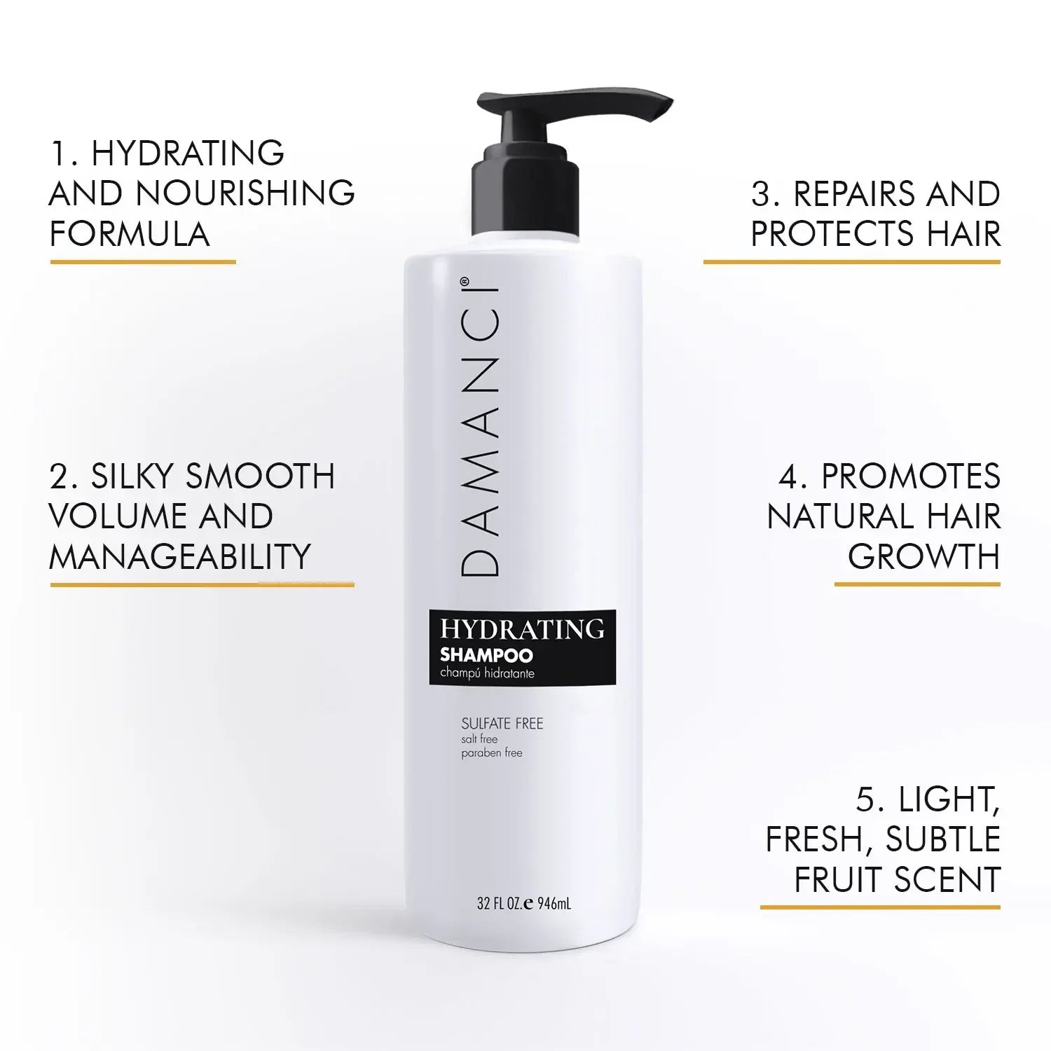 Damanci, Hydrating Shampoo