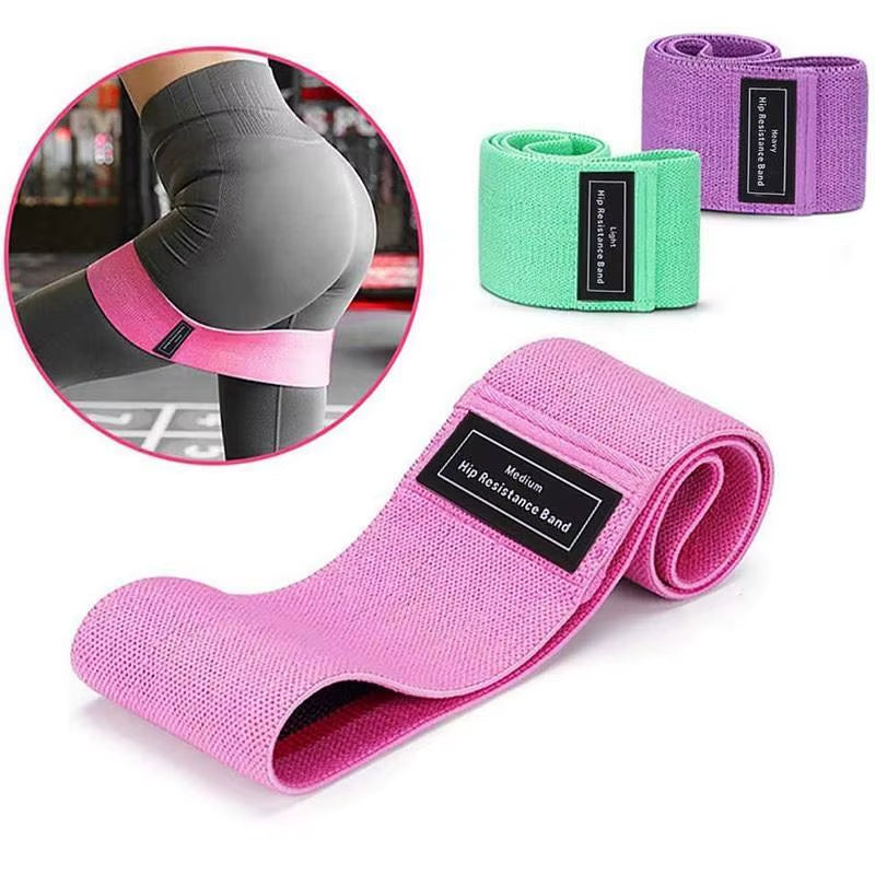 Fitness Resistance Band Buttocks Expansion Fitness Cloth Rubber Band Elastic Expander Suitable for Home Exercise Sport Equipment