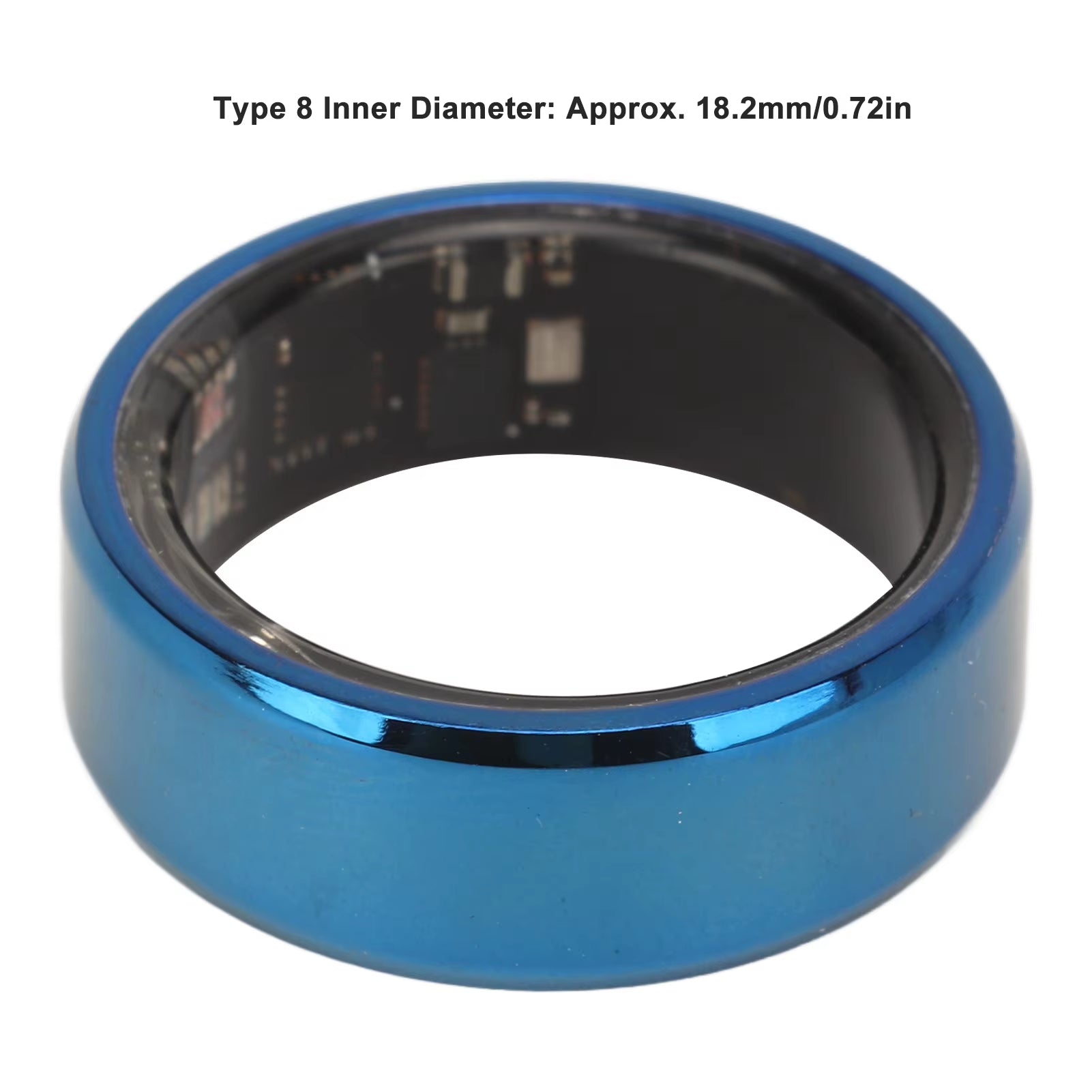 Smart Ring Health Tracker Ceramic Stainless Steel Sleep Monitoring Camera Control IP68 Waterproof Smart Ring with APP