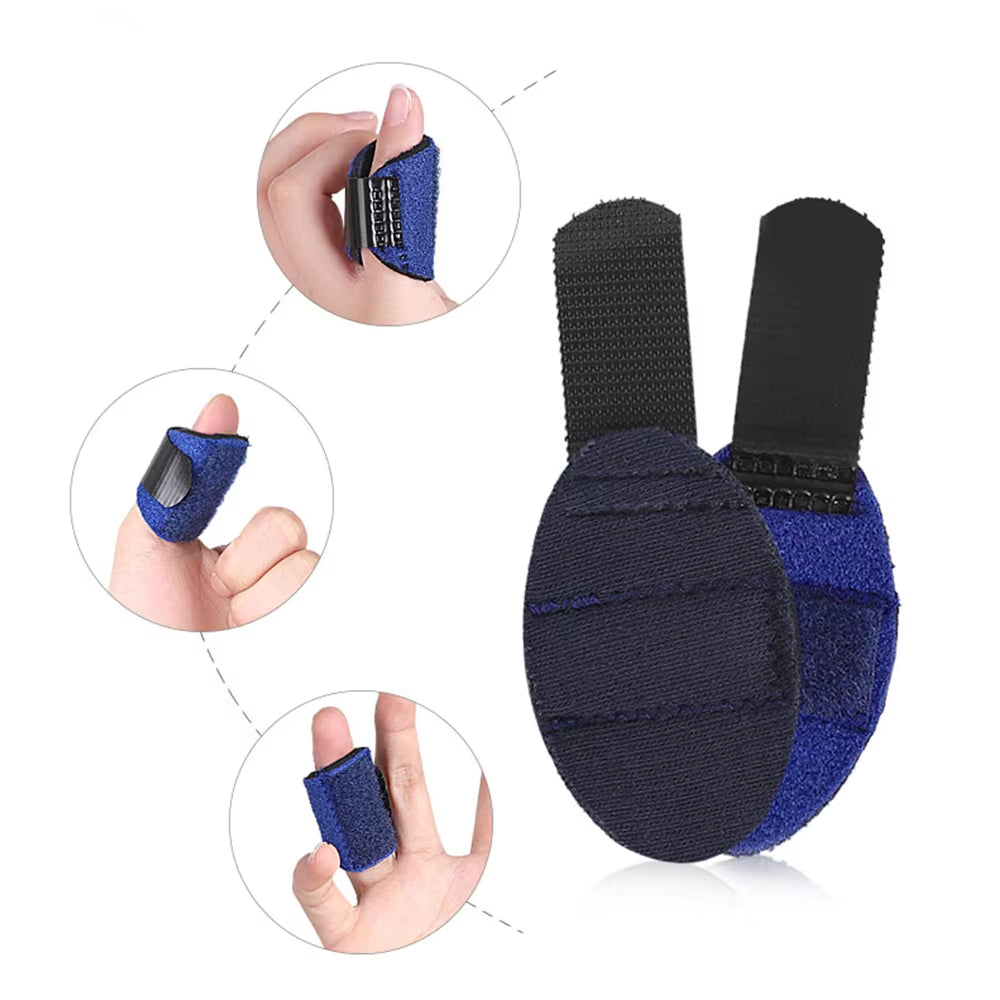 Adjustable Finger Splint Brace, Built-In Aluminum Alloy, Mallet Finger Brace for All Fingers Tendon Release & Pain Relief