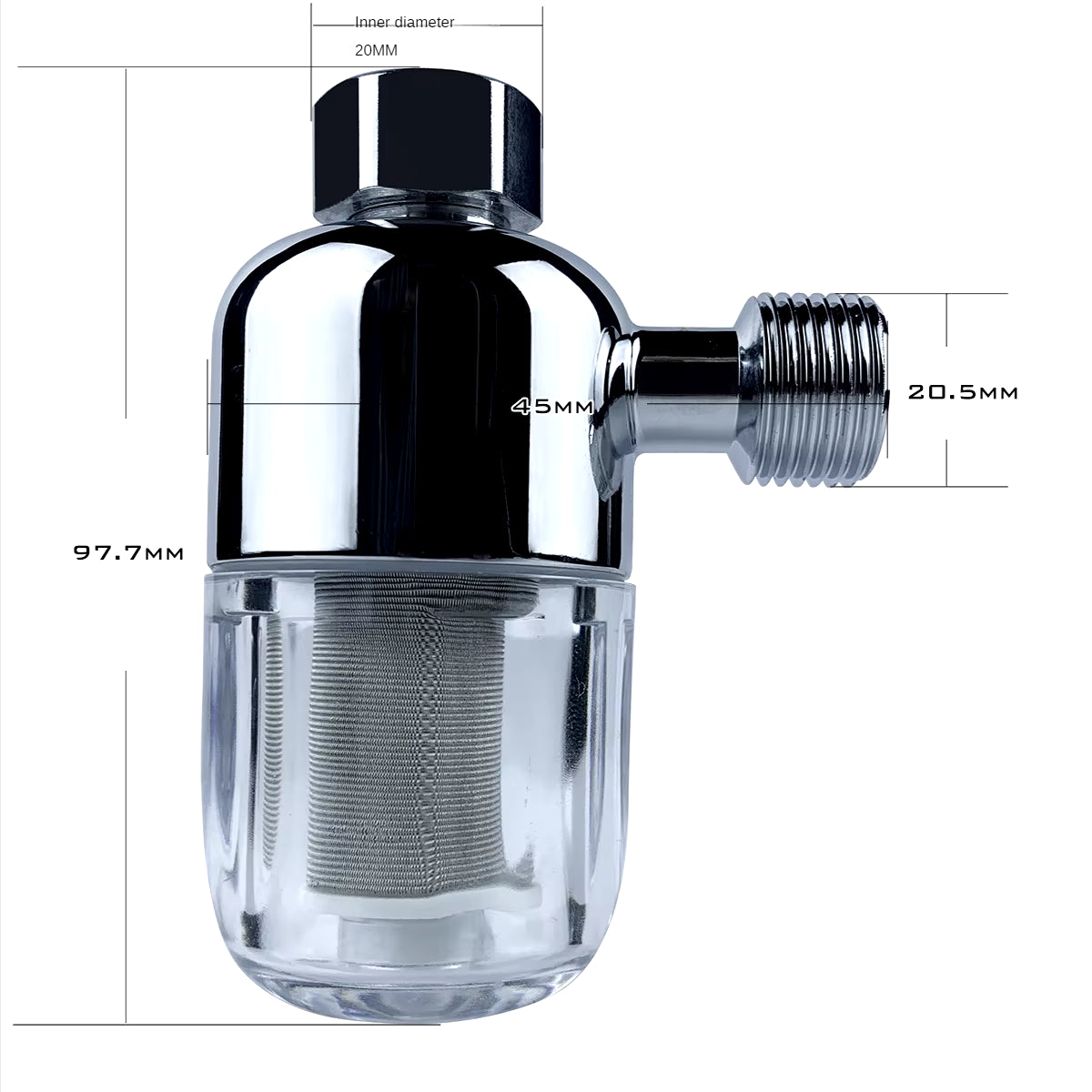 316 Stainless Steel Filter Front Filter Household Inlet Tap Water Shower Anti-Scale Purifier Filter Drinking Water