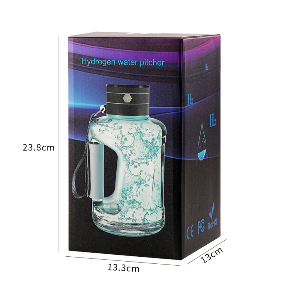 1.5L Hydrogen Water Bottle Hydrogen Rich Portable Sports Water Bottle Rich Molecular Hydrogen Water Generator Hydrogen Bottle