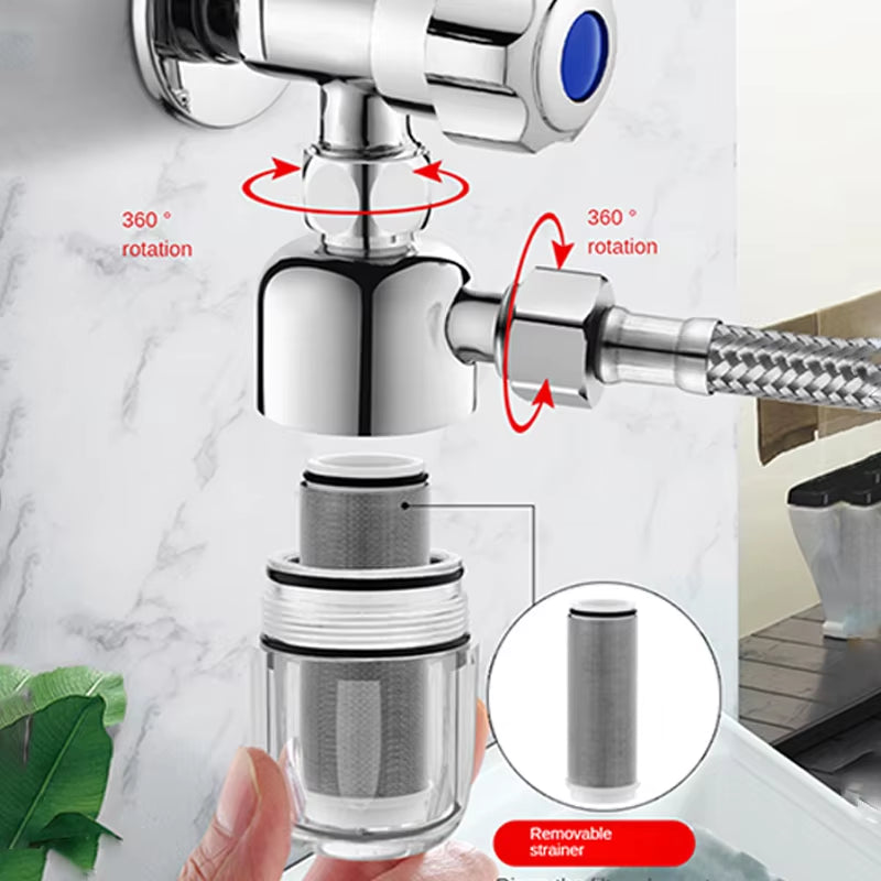 316 Stainless Steel Filter Front Filter Household Inlet Tap Water Shower Anti-Scale Purifier Filter Drinking Water