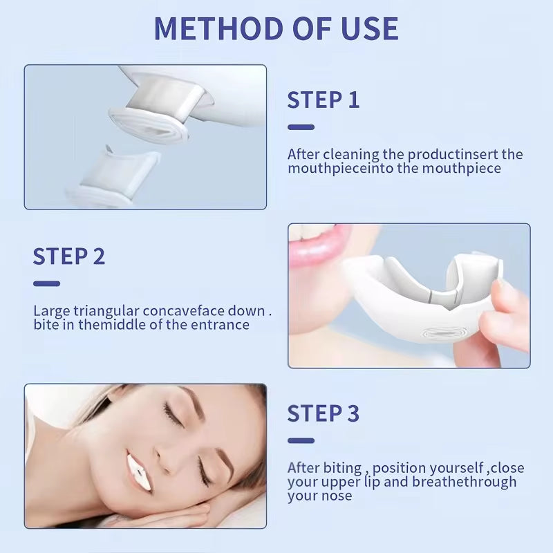 Anti Snoring Mouth Guard Braces Anti-Snoring Device anti Snore from for Men Women Sleep Better Less Mouth Breathing Aid Apnea