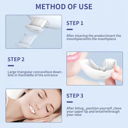 Anti Snoring Mouth Guard Braces Anti-Snoring Device anti Snore from for Men Women Sleep Better Less Mouth Breathing Aid Apnea