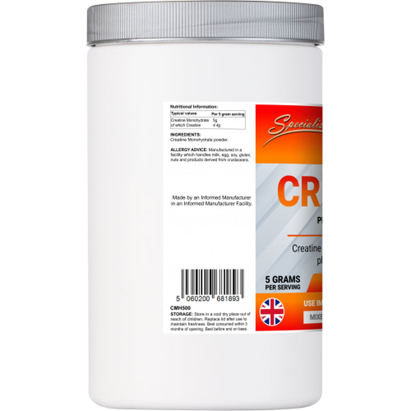 Specialist Supplements Creatine (CMH500) Powder