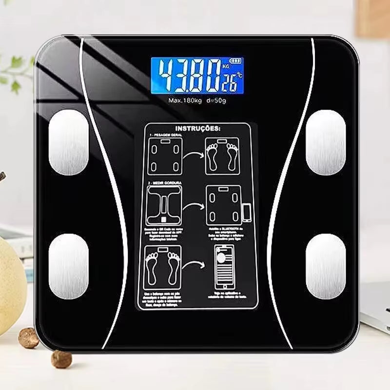 Intelligent Body Fat Scale Charging Electronic Weighing Scale Household Scale Bluetooth Adult Fat Scale Weigh