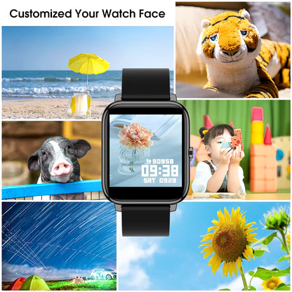 Smart Watch, 1.4" Touch Screen Fitness Watch, 8 Sports Modes Fitness Tracker, Sleep Monitor, IP67 Waterproof Smartwatch.