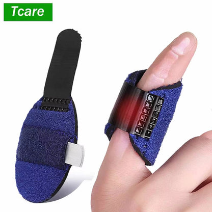 Adjustable Finger Splint Brace, Built-In Aluminum Alloy, Mallet Finger Brace for All Fingers Tendon Release & Pain Relief