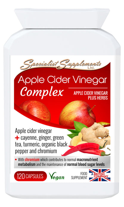 Apple Cider Vinegar Complex X 120 Capsules; Specialist Supplements